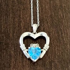 925 Sterling Silver Claddagh Necklace